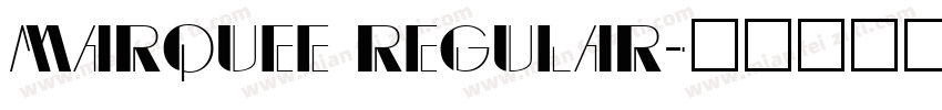 Marquee Regular字体转换